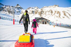 Jardines de nieve Estación de esquí